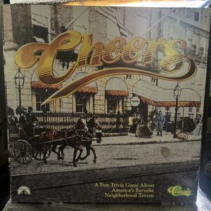 CHEERS, VINTAGE 1992 BOARD, TRIVIA “CLASSIC” GAME;SAM,DIANE,WOODY,CARLA NIB